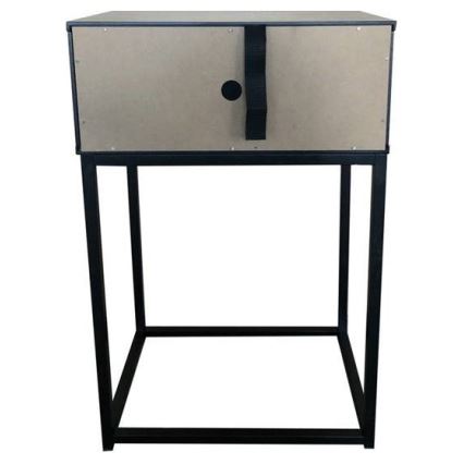 Mesa de cabeceira CARLY antracite
