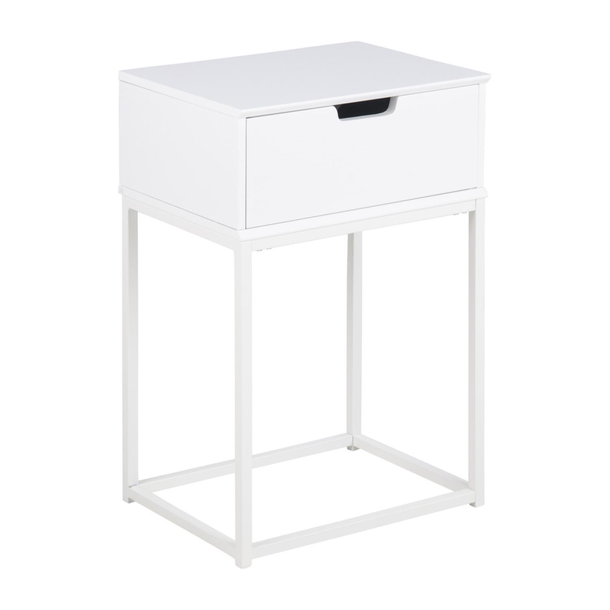 Mesa de cabeceira CARLY branco