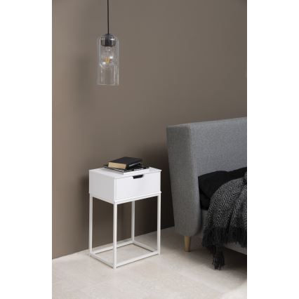 Mesa de cabeceira CARLY branco