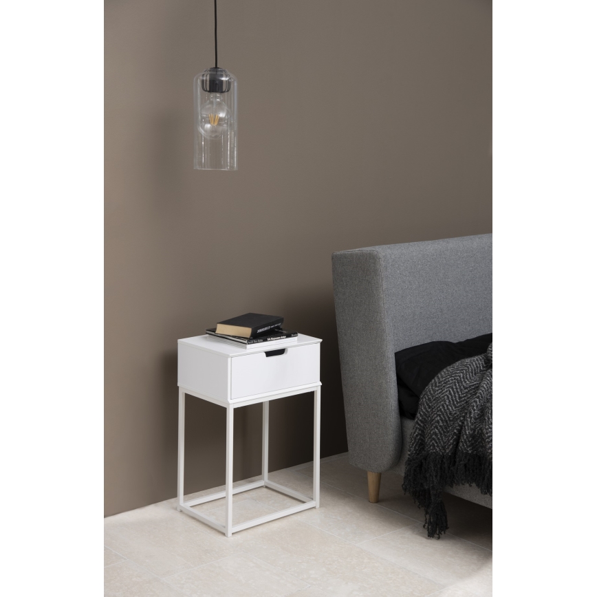 Mesa de cabeceira CARLY branco
