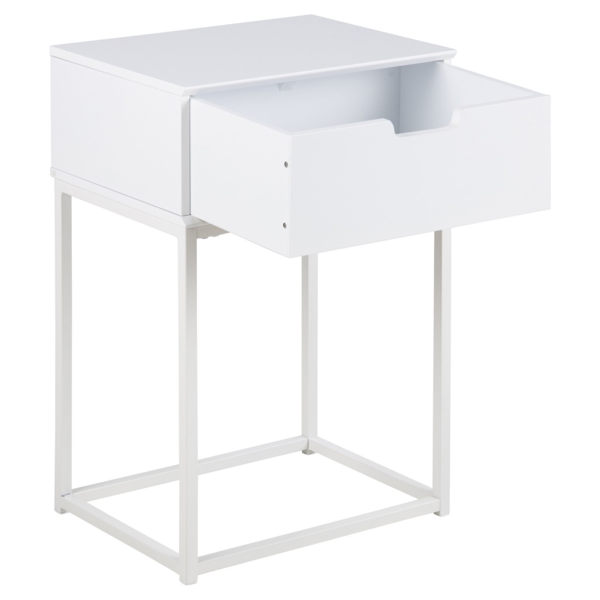 Mesa de cabeceira CARLY branco