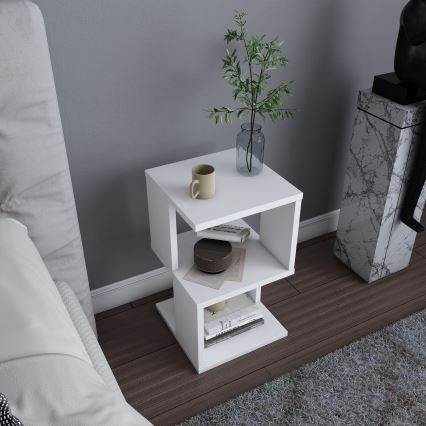 Mesa de cabeceira CARTER 49,4x29,6 cm branco