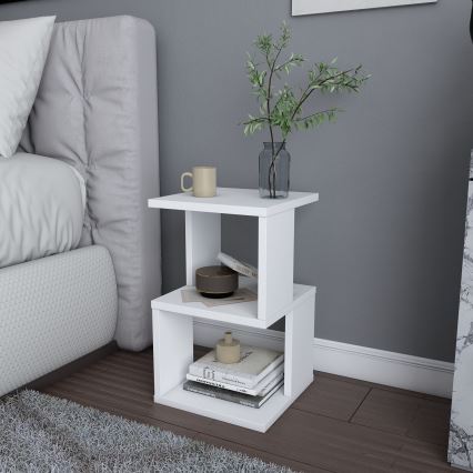 Mesa de cabeceira CARTER 49,4x29,6 cm branco