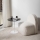 Mesa de cabeceira CHILL 50x50 cm branco/preto
