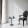 Mesa de cabeceira CHILL 50x50 cm preto/azul