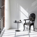 Mesa de cabeceira CHILL 50x50 cm preto