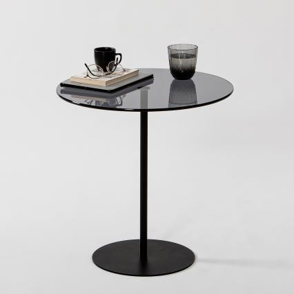 Mesa de cabeceira CHILL 50x50 cm preto
