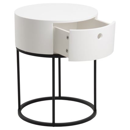 Mesa de cabeceira COLUM branco
