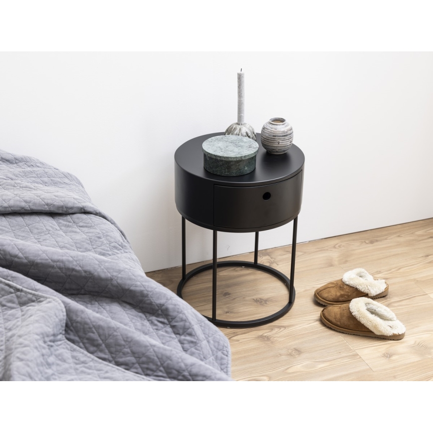 Mesa de cabeceira COLUM preto
