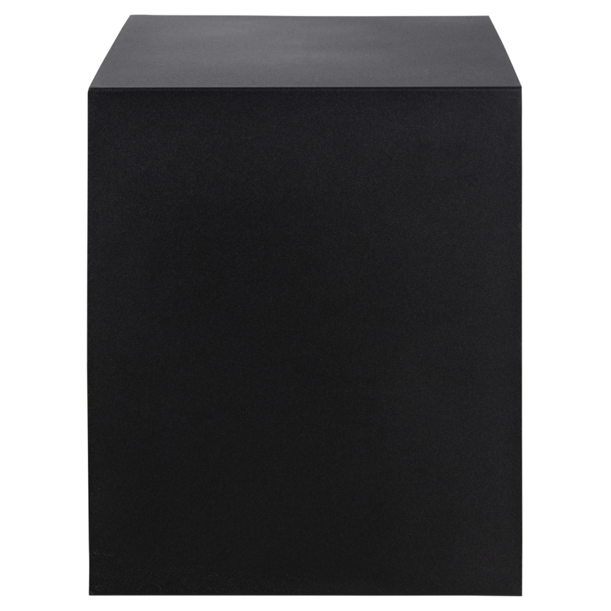 Mesa de cabeceira com opção de montagem na parede BEKIM preto/bambu