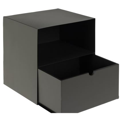 Mesa de cabeceira com opção de montagem na parede BEKIM preto
