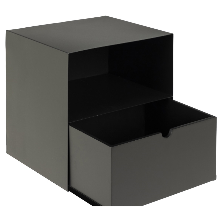 Mesa de cabeceira com opção de montagem na parede BEKIM preto