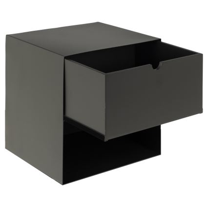 Mesa de cabeceira com opção de montagem na parede BEKIM preto