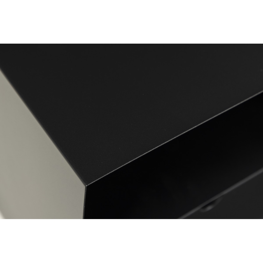 Mesa de cabeceira com opção de montagem na parede BEKIM preto