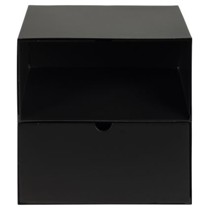 Mesa de cabeceira com opção de montagem na parede BEKIM preto