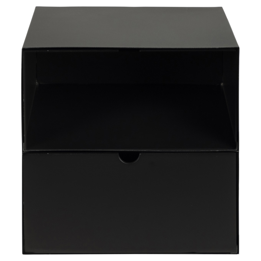Mesa de cabeceira com opção de montagem na parede BEKIM preto