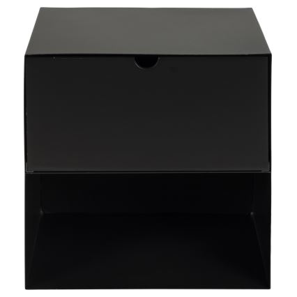 Mesa de cabeceira com opção de montagem na parede BEKIM preto