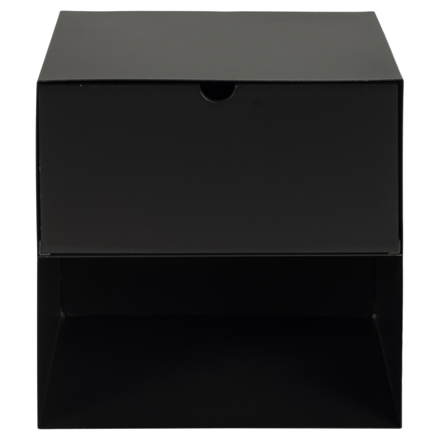Mesa de cabeceira com opção de montagem na parede BEKIM preto