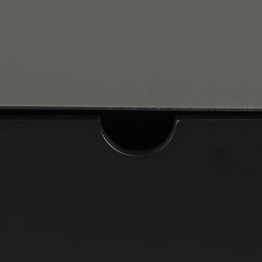 Mesa de cabeceira com opção de montagem na parede BEKIM preto