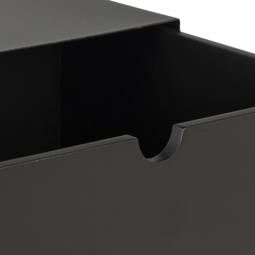 Mesa de cabeceira com opção de montagem na parede BEKIM preto