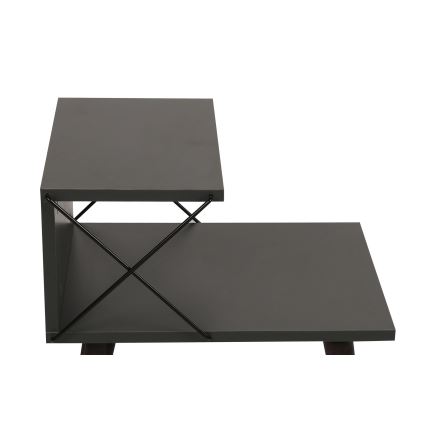 Mesa de cabeceira CROSS 55x50 cm antracite