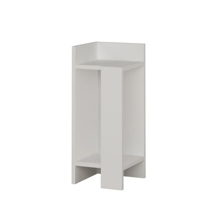 Mesa de cabeceira ELOS  60x25 cm branca