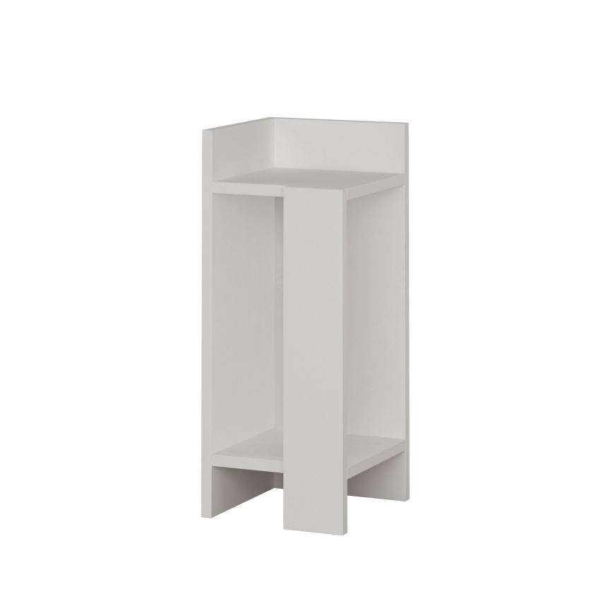 Mesa de cabeceira ELOS  60x25 cm branca