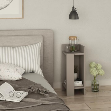 Mesa de cabeceira ELOS 60x25 cm cinzenta