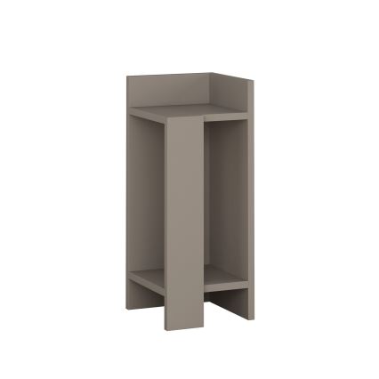 Mesa de cabeceira ELOS 60x25 cm cinzenta