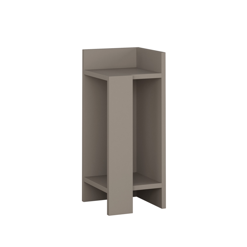 Mesa de cabeceira ELOS 60x25 cm cinzenta