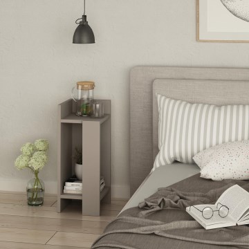 Mesa de cabeceira ELOS 60x25 cm cinzenta