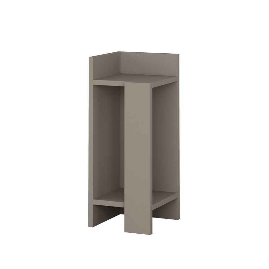 Mesa de cabeceira ELOS 60x25 cm cinzenta