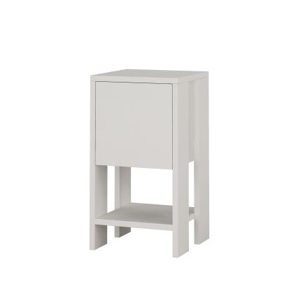 Mesa de cabeceira EMA 55x30 cm branca