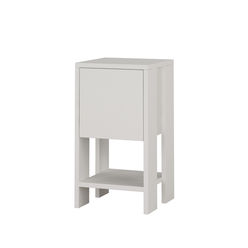 Mesa de cabeceira EMA 55x30 cm branca
