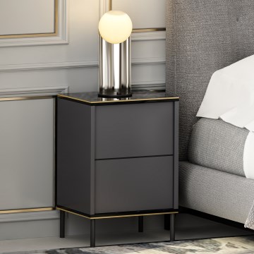 Mesa de cabeceira IMAJ 60x40 cm antracite