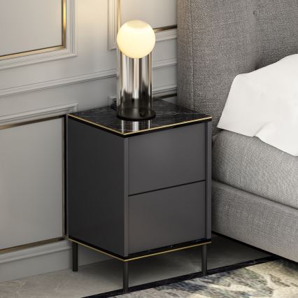 Mesa de cabeceira IMAJ 60x40 cm antracite
