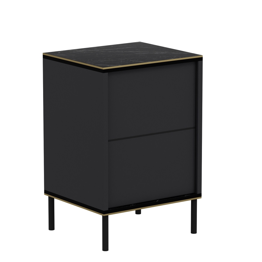 Mesa de cabeceira IMAJ 60x40 cm antracite