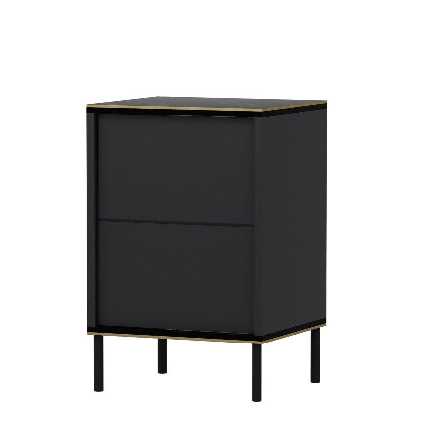 Mesa de cabeceira IMAJ 60x40 cm antracite