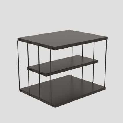 Mesa de cabeceira LIFON 40x50 cm antracite