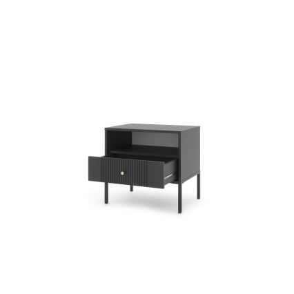 Mesa de cabeceira LUE preta