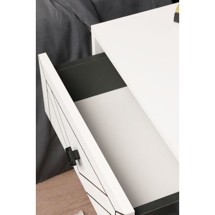 Mesa de cabeceira LUNA 50x55 cm branca