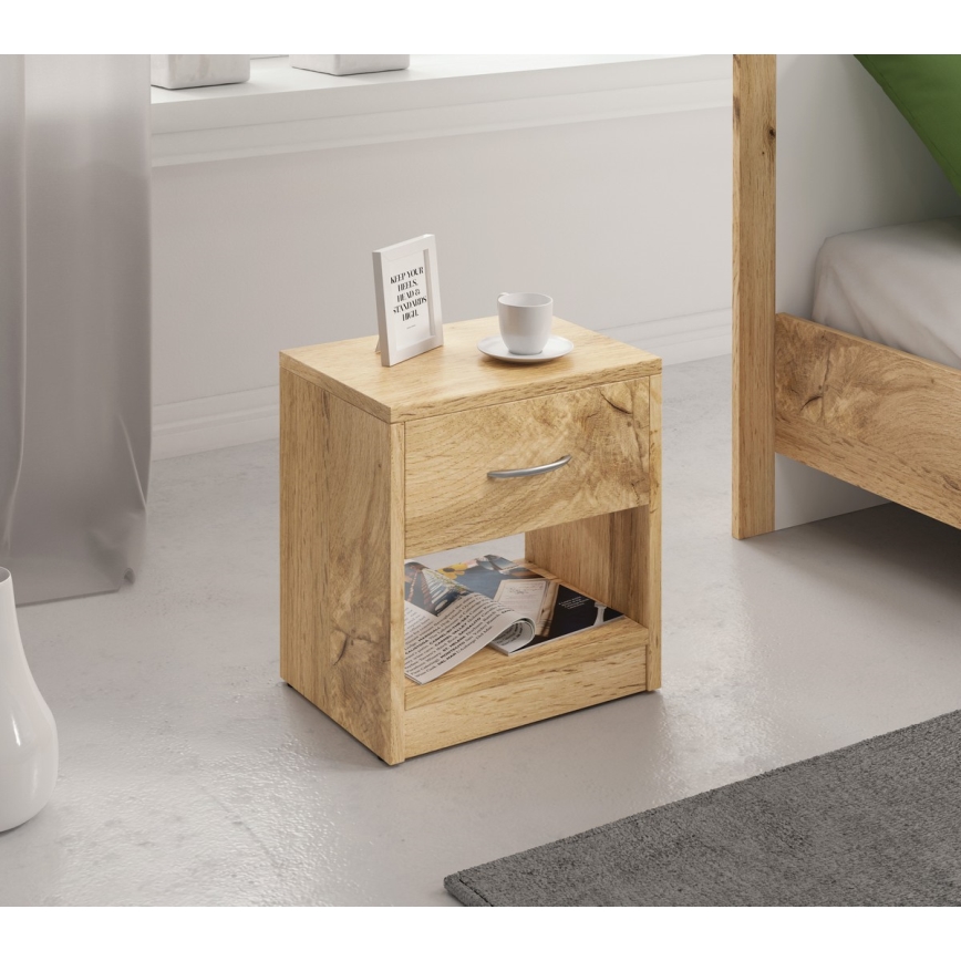 Mesa de cabeceira NED Carvalho Wotan