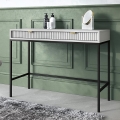 Mesa de cabeceira NOVA 77x104 cm cinzento/preto