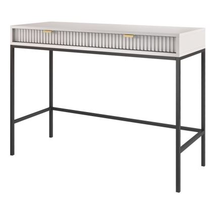 Mesa de cabeceira NOVA 77x104 cm cinzento/preto