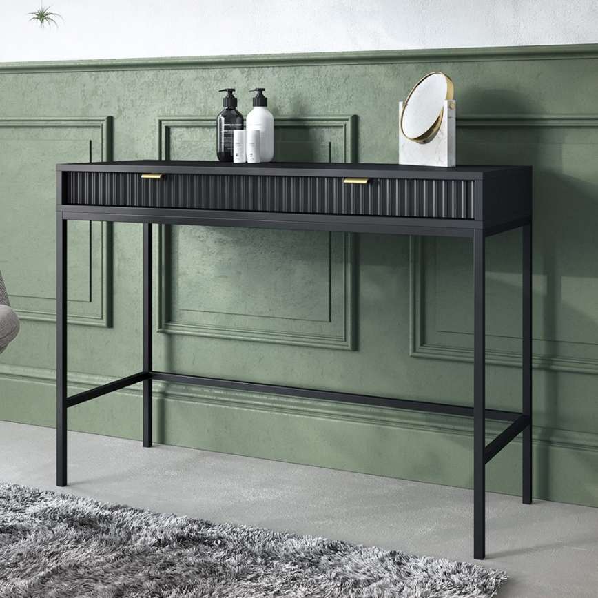 Mesa de cabeceira NOVA 77x104 cm preto