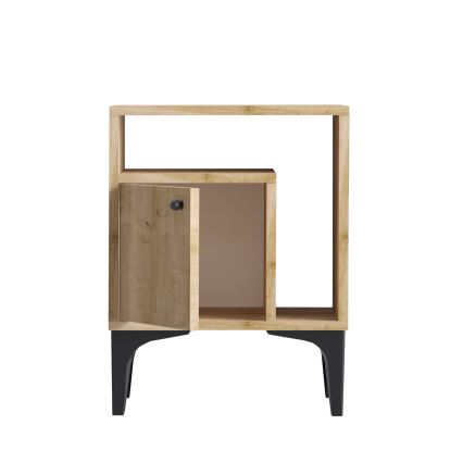 Mesa de cabeceira NUNO 55x40 cm carvalho safira