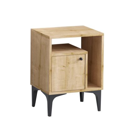 Mesa de cabeceira NUNO 55x40 cm carvalho safira
