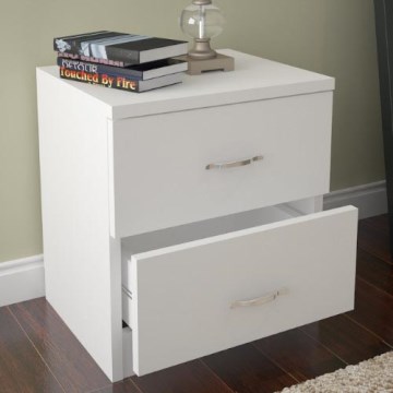Mesa de cabeceira SINE 42x40 cm branco