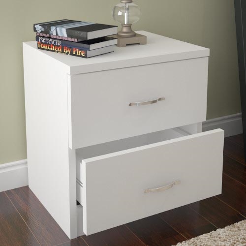 Mesa de cabeceira SINE 42x40 cm branco