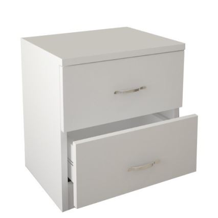 Mesa de cabeceira SINE 42x40 cm branco